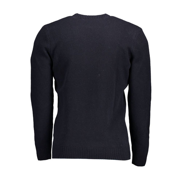 Maglione da uomo in lana blu