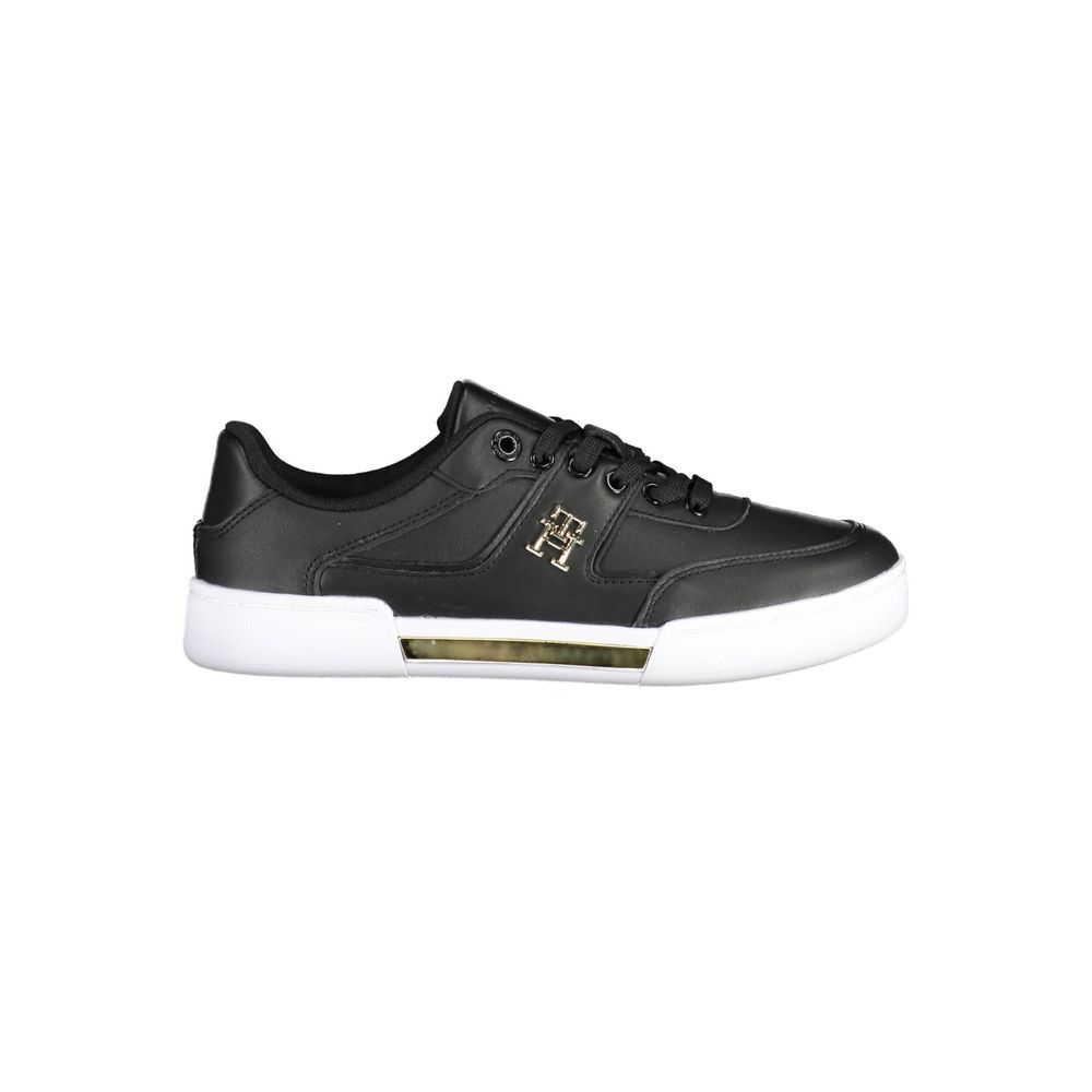 Sneaker donna in pelle nera