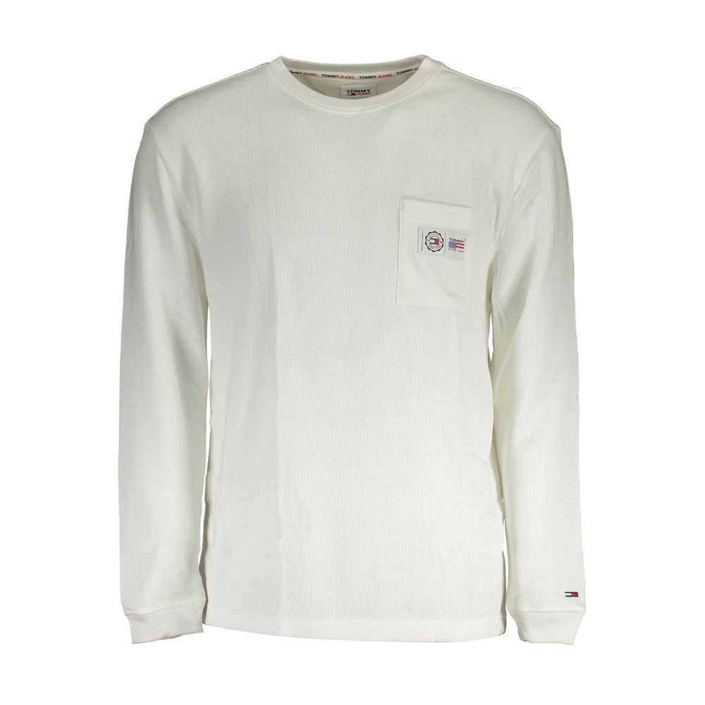 Maglione da uomo in cotone bianco