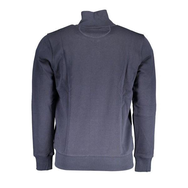 Maglione da uomo in cotone blu