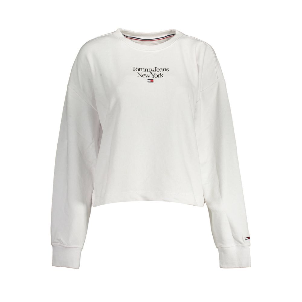 Maglione da donna in cotone bianco