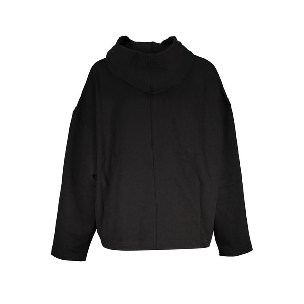 Black Cotton Women Sweater