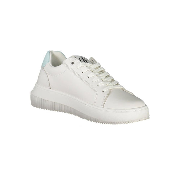 White Leather Women Sneaker