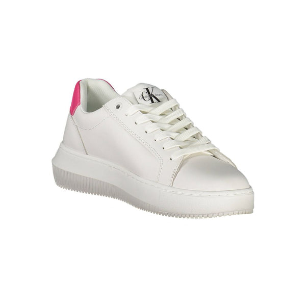 Sneaker donna in pelle bianca