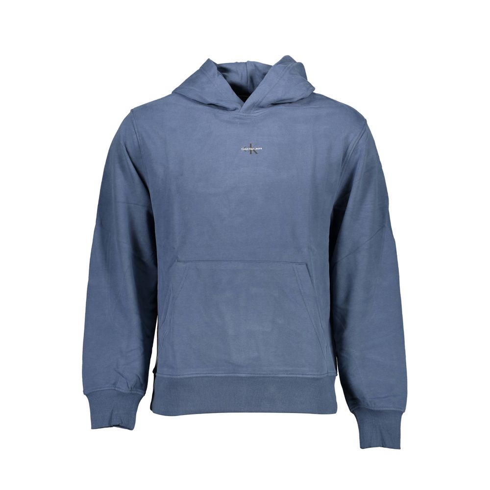 Maglione da uomo in cotone blu