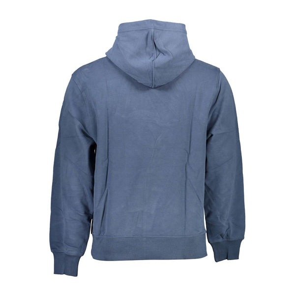 Maglione da uomo in cotone blu