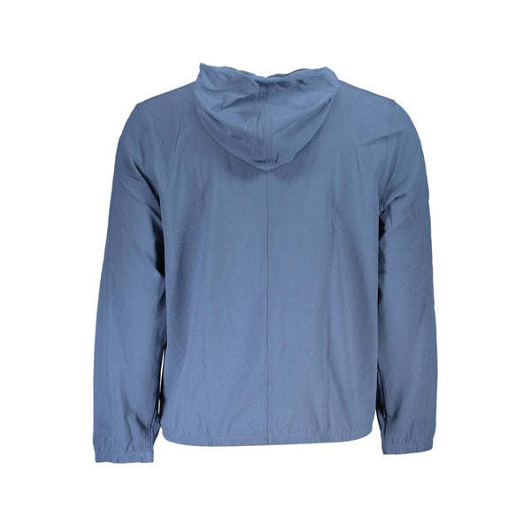 Blue Polyester Men Sweater