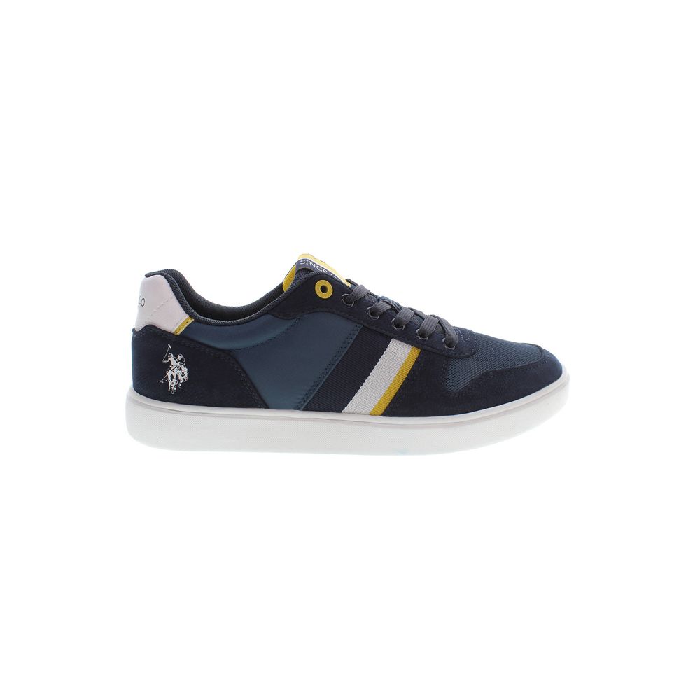 Sneaker uomo in poliestere blu