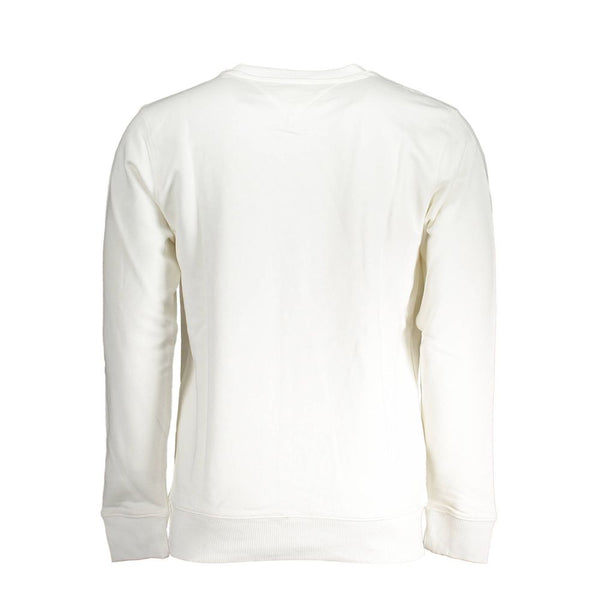 Maglione da uomo in cotone bianco