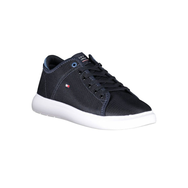 Sneaker uomo in poliestere blu