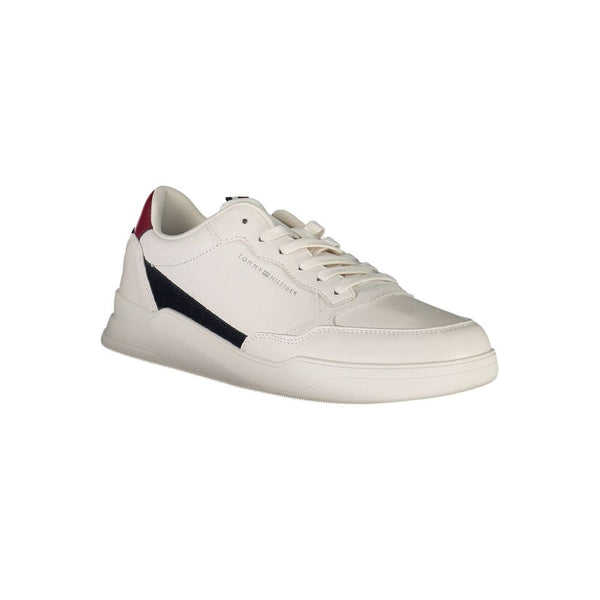 Sneaker uomo in pelle bianca