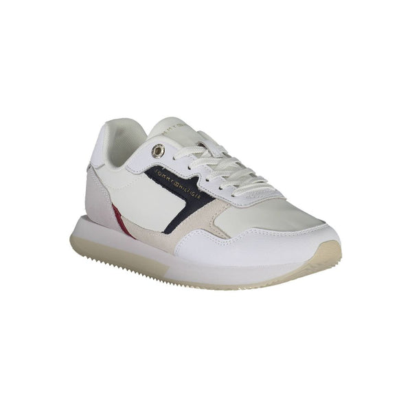 Sneaker donna in pelle bianca