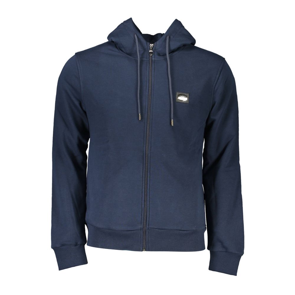 Maglione da uomo in cotone blu