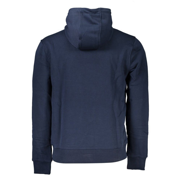 Maglione da uomo in cotone blu