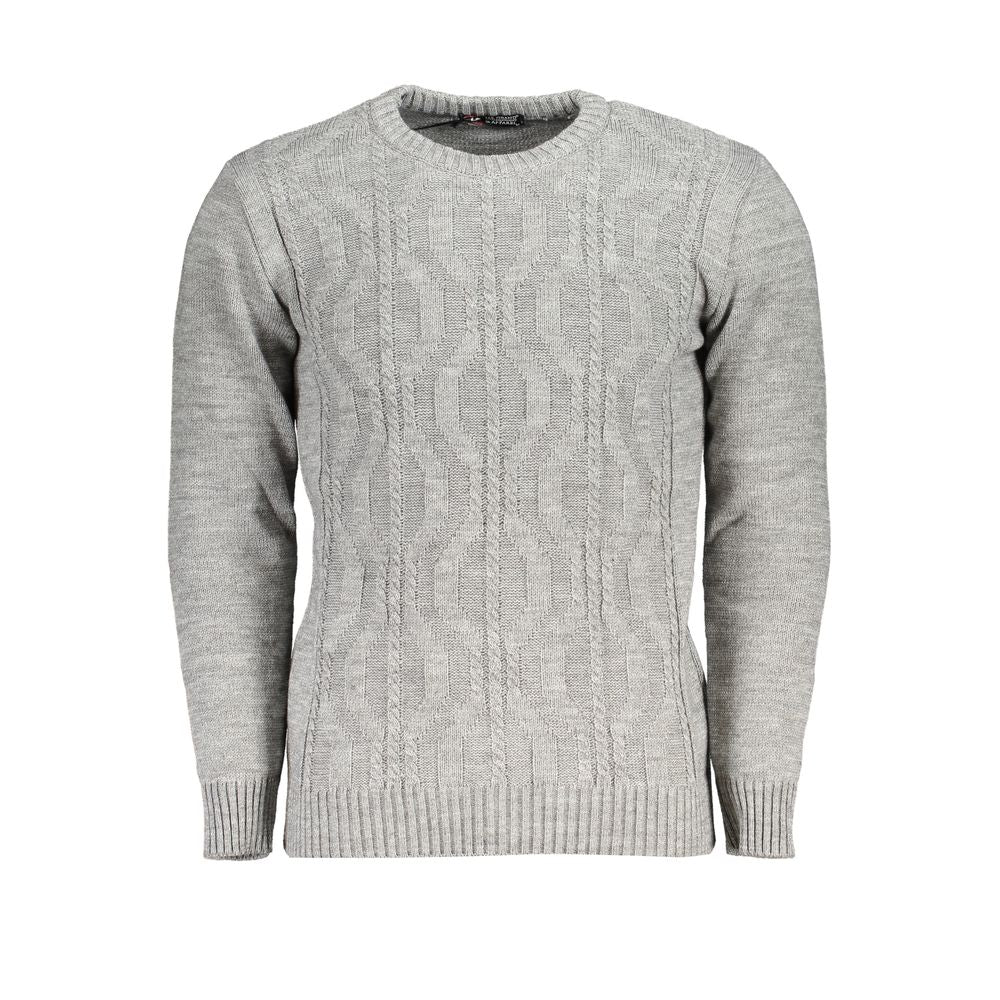 Gray Fabric Sweater