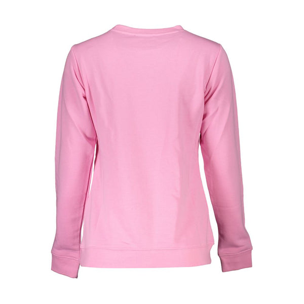 Maglione di cotone rosa