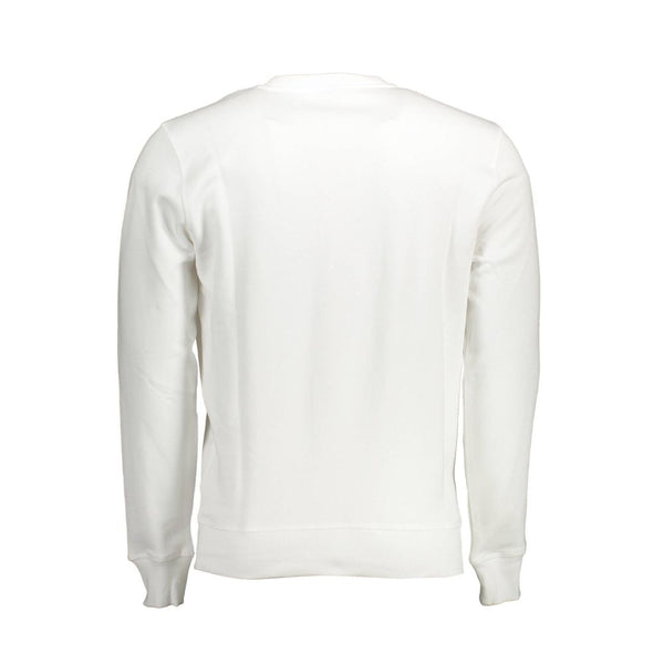 Maglione da uomo in cotone bianco