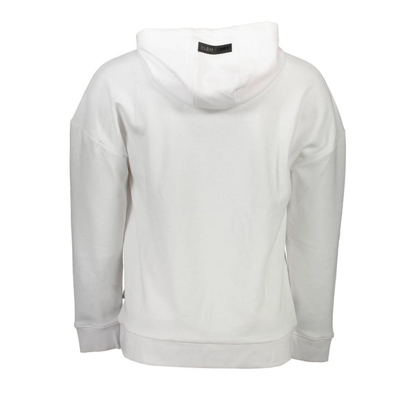 Maglione da uomo in cotone bianco