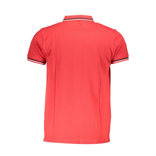 Red Cotton Polo Shirt