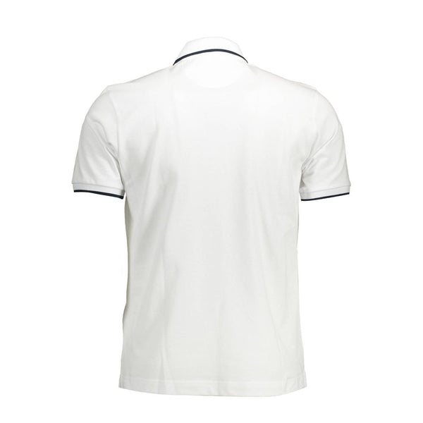 Polo uomo in cotone bianco