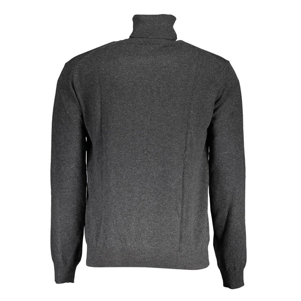 Gray Wool Men Sweater