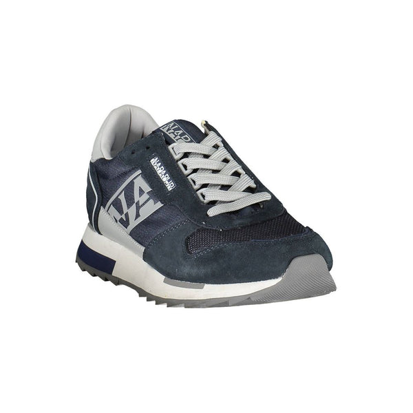 Sneaker uomo in poliestere blu