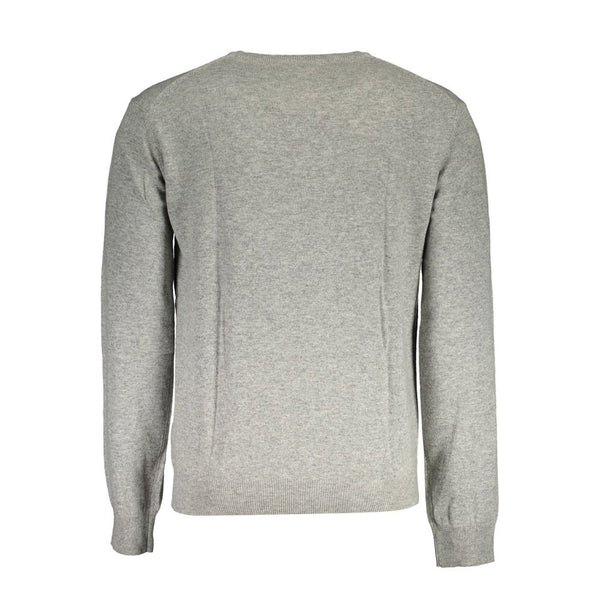 Gray Wool Men Sweater