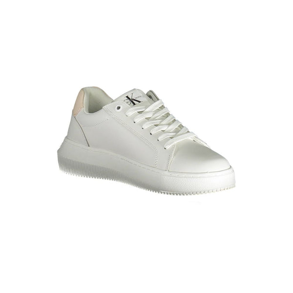 Sneaker donna in pelle bianca