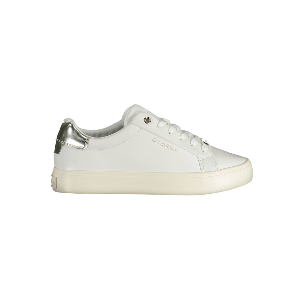 White Leather Women Sneaker