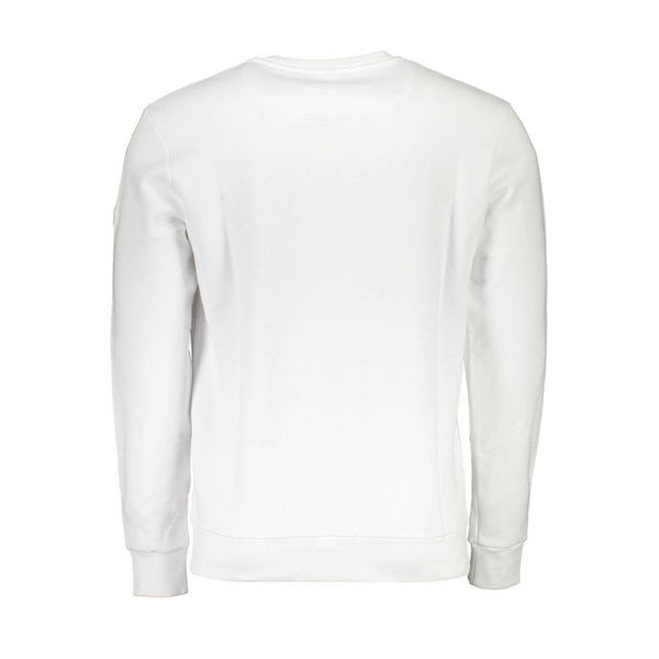 White Cotton Men Sweater