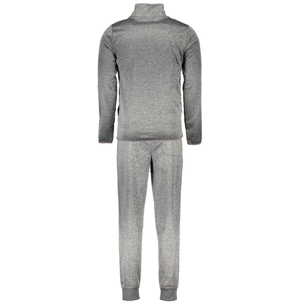 Maglione da uomo in poliestere grigio