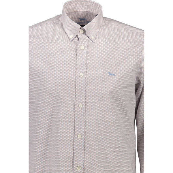 Camicia da uomo in cotone bianco