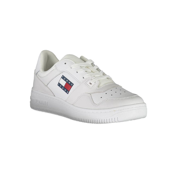 Sneaker donna in poliestere bianco