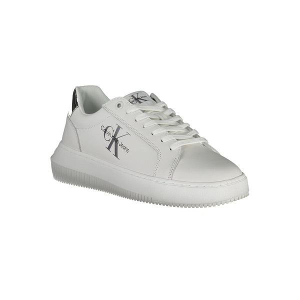 White Leather Women Sneaker