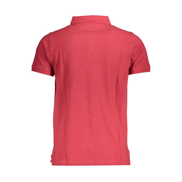 Red Cotton Polo Shirt