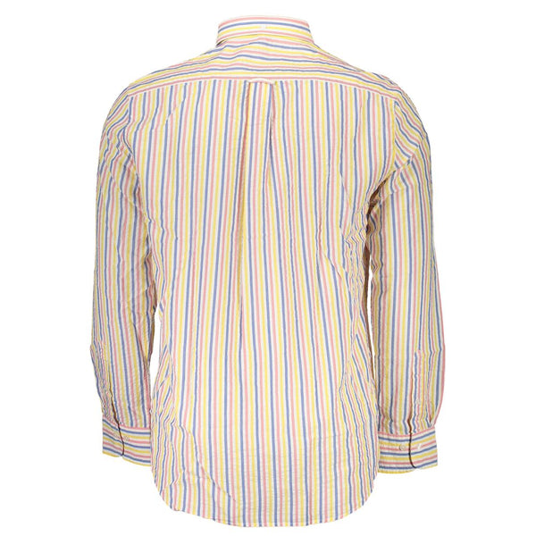 White Cotton Men Shirt