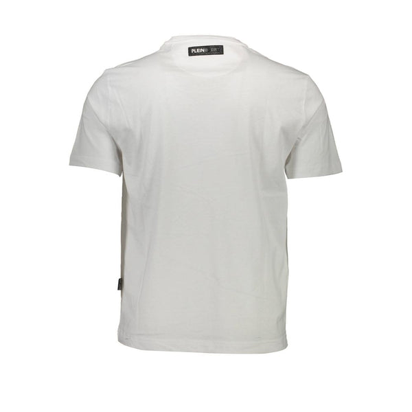 White Cotton Men T-Shirt