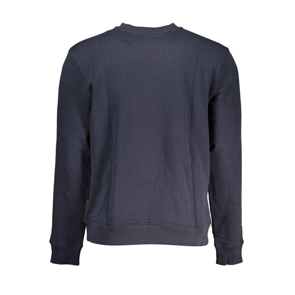 Maglione da uomo in cotone blu