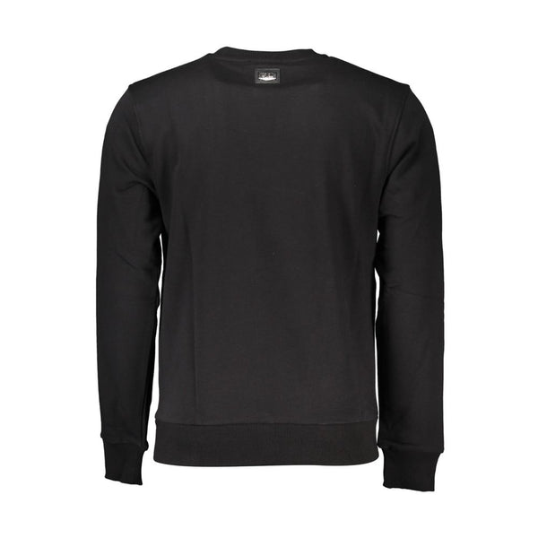 Maglione da uomo in cotone nero