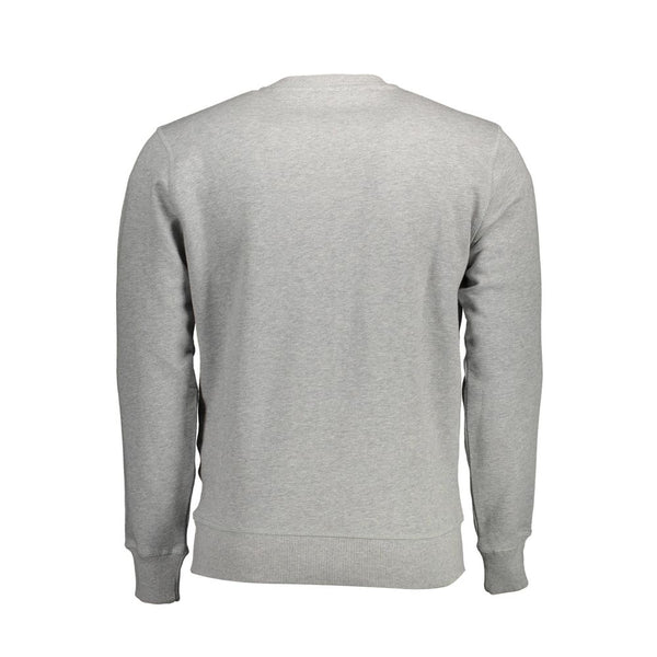 Gray Cotton Men Sweater