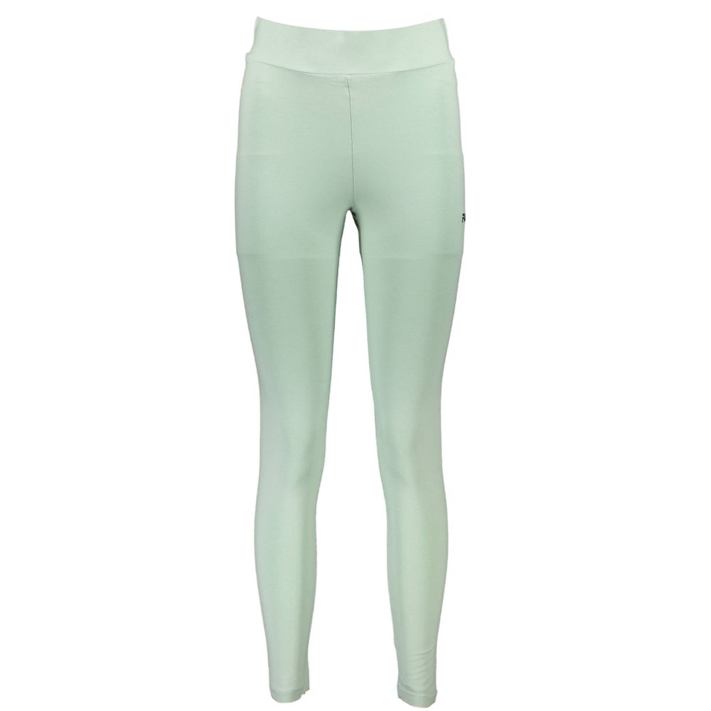 Green Cotton Women Legging