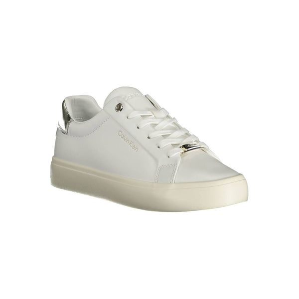 Sneaker donna in pelle bianca