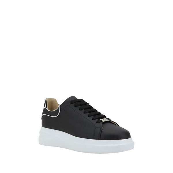 Philipp Plein Black Rubber Low Top Sneakers