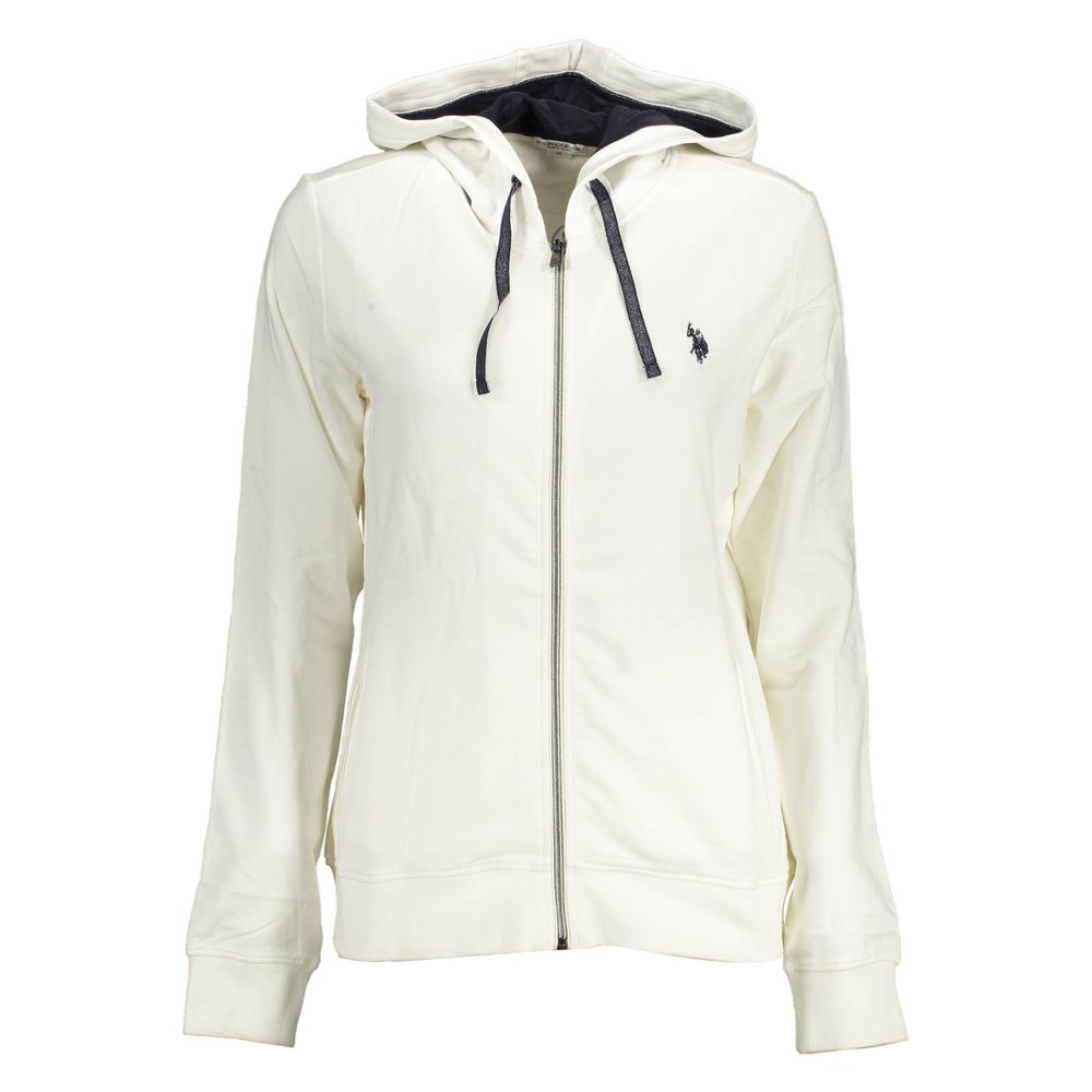 Maglione da donna in cotone bianco