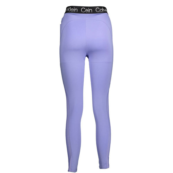 Purple Cotton Women Legging