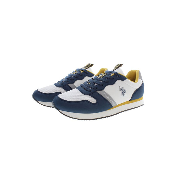 Sneaker uomo in poliestere blu