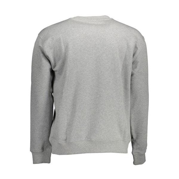 Gray Cotton Men Sweater