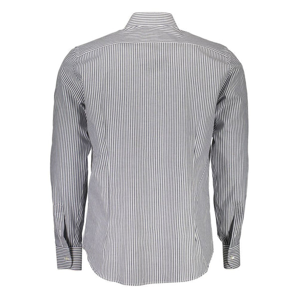 Blue Cotton Men Shirt