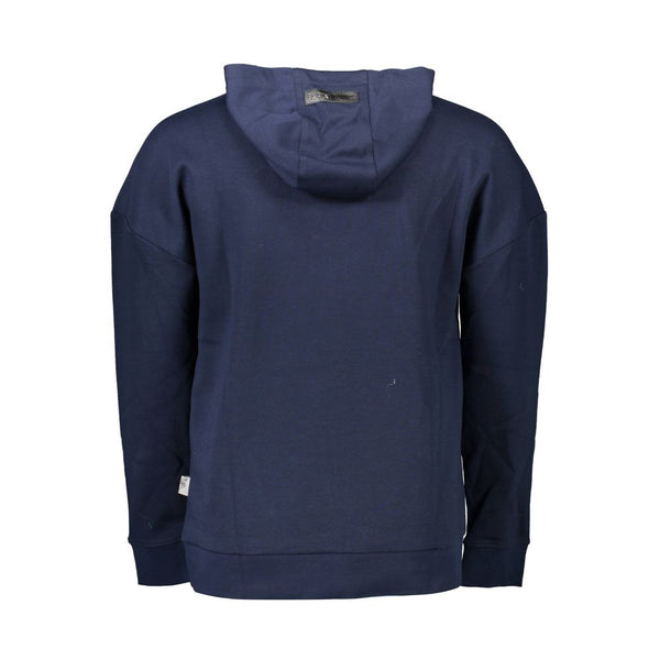 Maglione da uomo in cotone blu