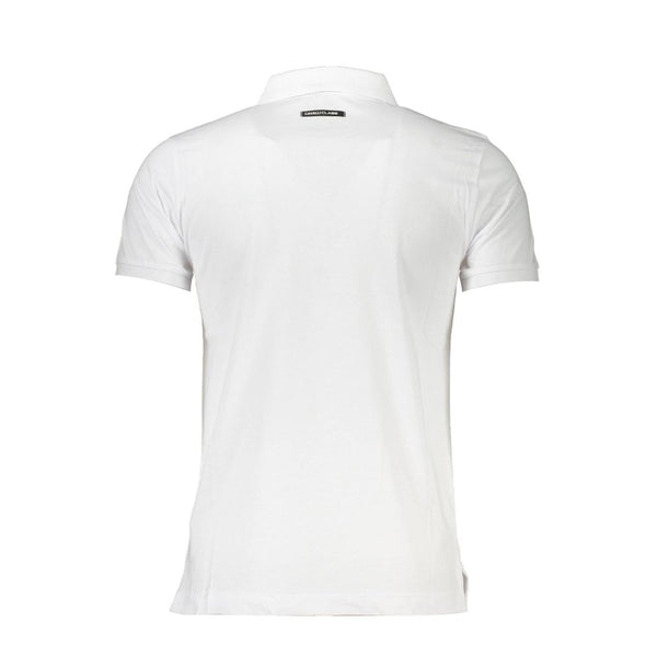 Polo uomo in cotone bianco